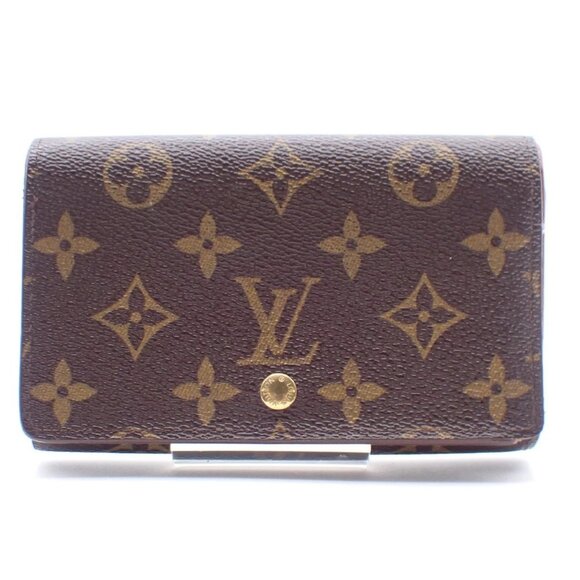 LOUIS VUITTON Porte Monnaie Billets Tresor Wallet Monogram Brown M61730 07EF433 - Picture 1 of 16